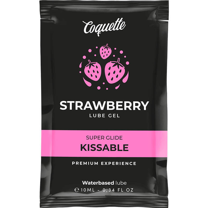 COQUETTE CHIC DESIRE - LUBRIFICANTE KISSABLE A BASE ACQUA DI FRAGOLA POCKET 10 ML