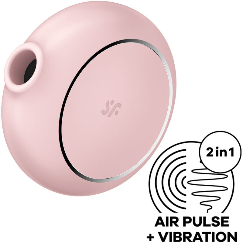 SATISFYER - STIMOLATORE E VIBRATORE A DOPPIO PRO TO GO 3 ROSA