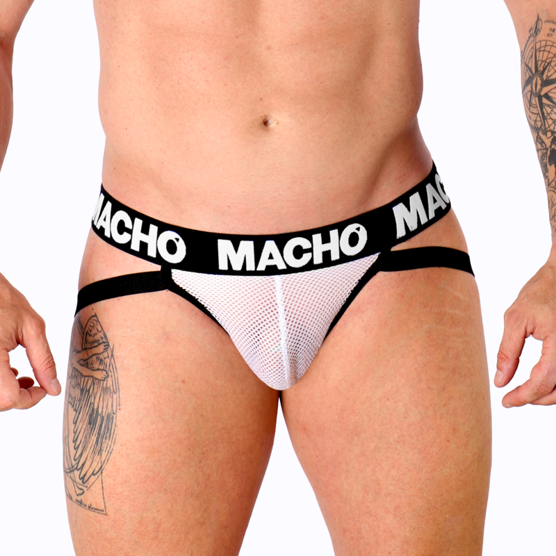 MACHO - MX26X1 JOCK GRID BIANCO M