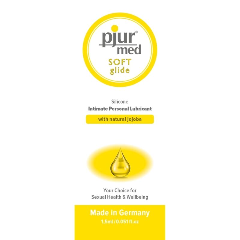 PJUR - LUBRIFICANTE AL SILICONE MED SOFT GLIDE 1.5 ML