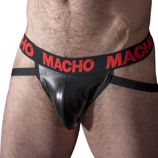 MACHO - MX25RC JOCK ROSSO PELLE XL