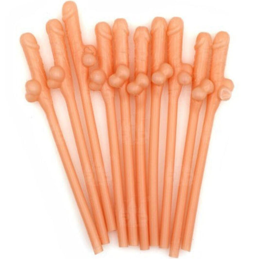 DIABLO PICANTE - 10 CANNUCCE A FORMA DI PENE