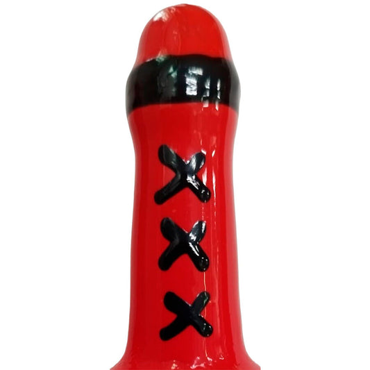 CONDOMERIE - PRESERVATIVI NOVITÀ DIPINTI A MANO AMSTERDAM ROSSO