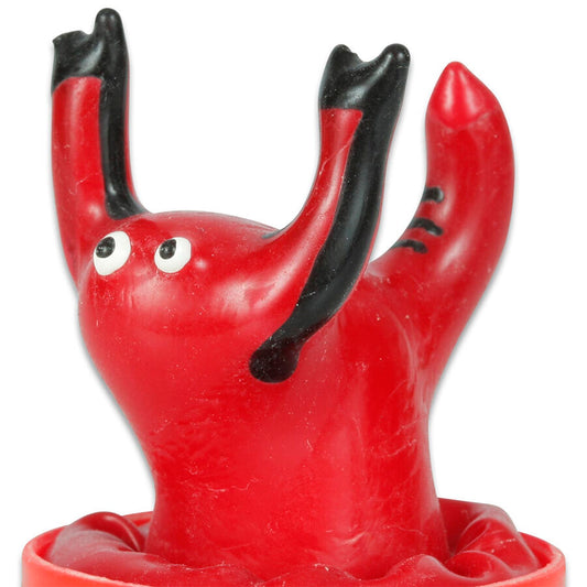 CONDOMERIE - PRESERVATIVI NOVITÀ DIPINTI A MANO SCORPIONE ROSSO
