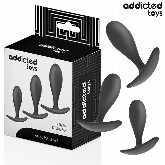 ADDICTED TOYS - SET DI 3 TAPPI ANALI MODELLO 2