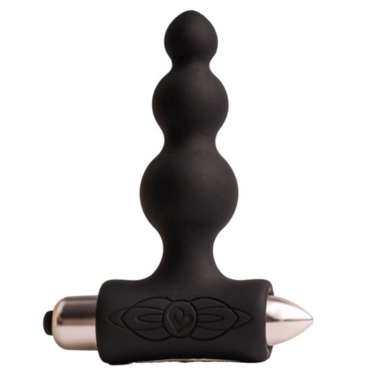 ROCKS-OFF - PETITE SENSATIONS BUBBLES PLUG ANALE VIBRATORE NERO