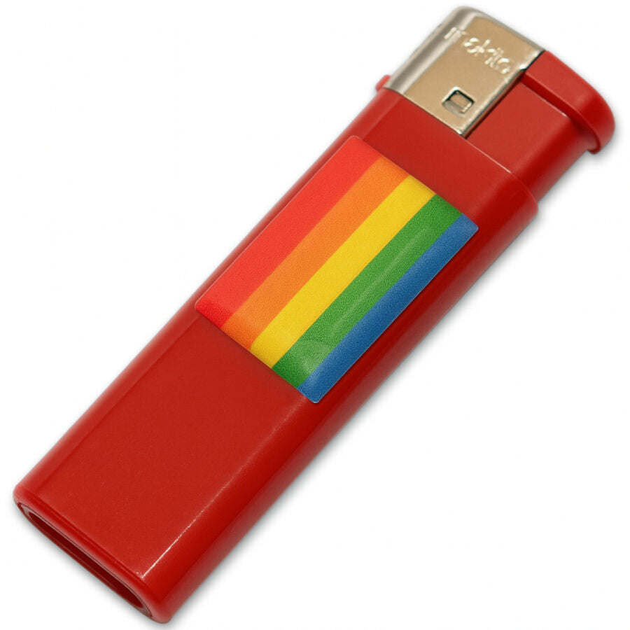PRIDE - FUCSIA CHIARO CON BANDIERA LGBT